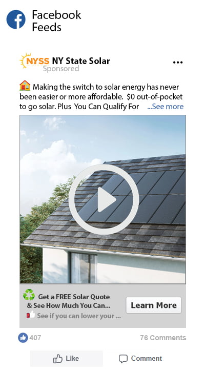 Facebook Feed - Sample Ad - Ceemi Agency